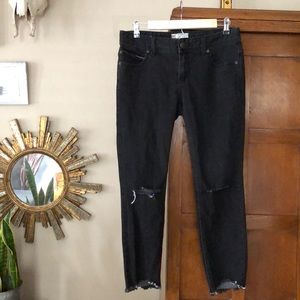 FREE PEOPLE ankle distressed skinny jeans